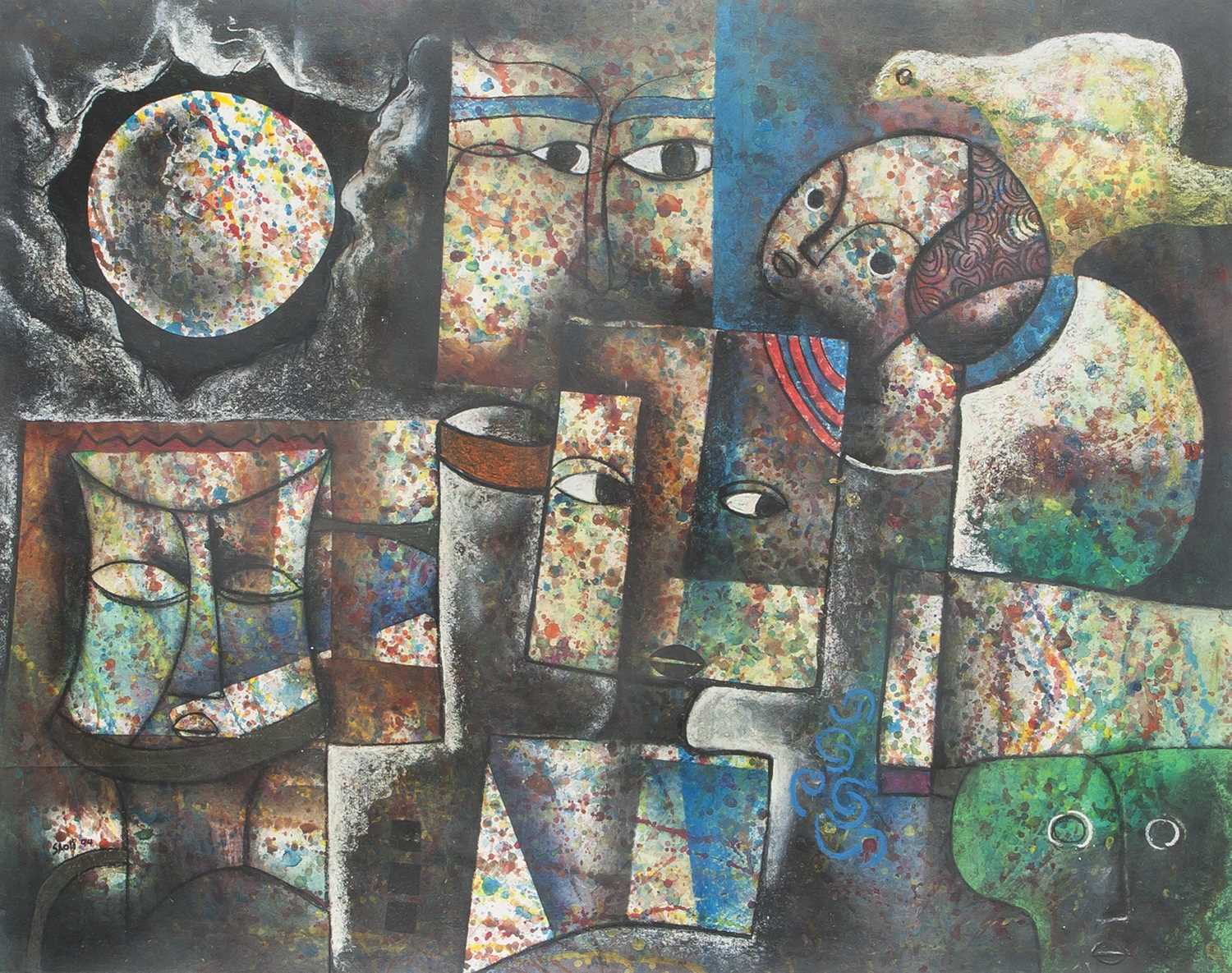 Lot 21 - Winston  Saoli (South Africa 1950-1995)