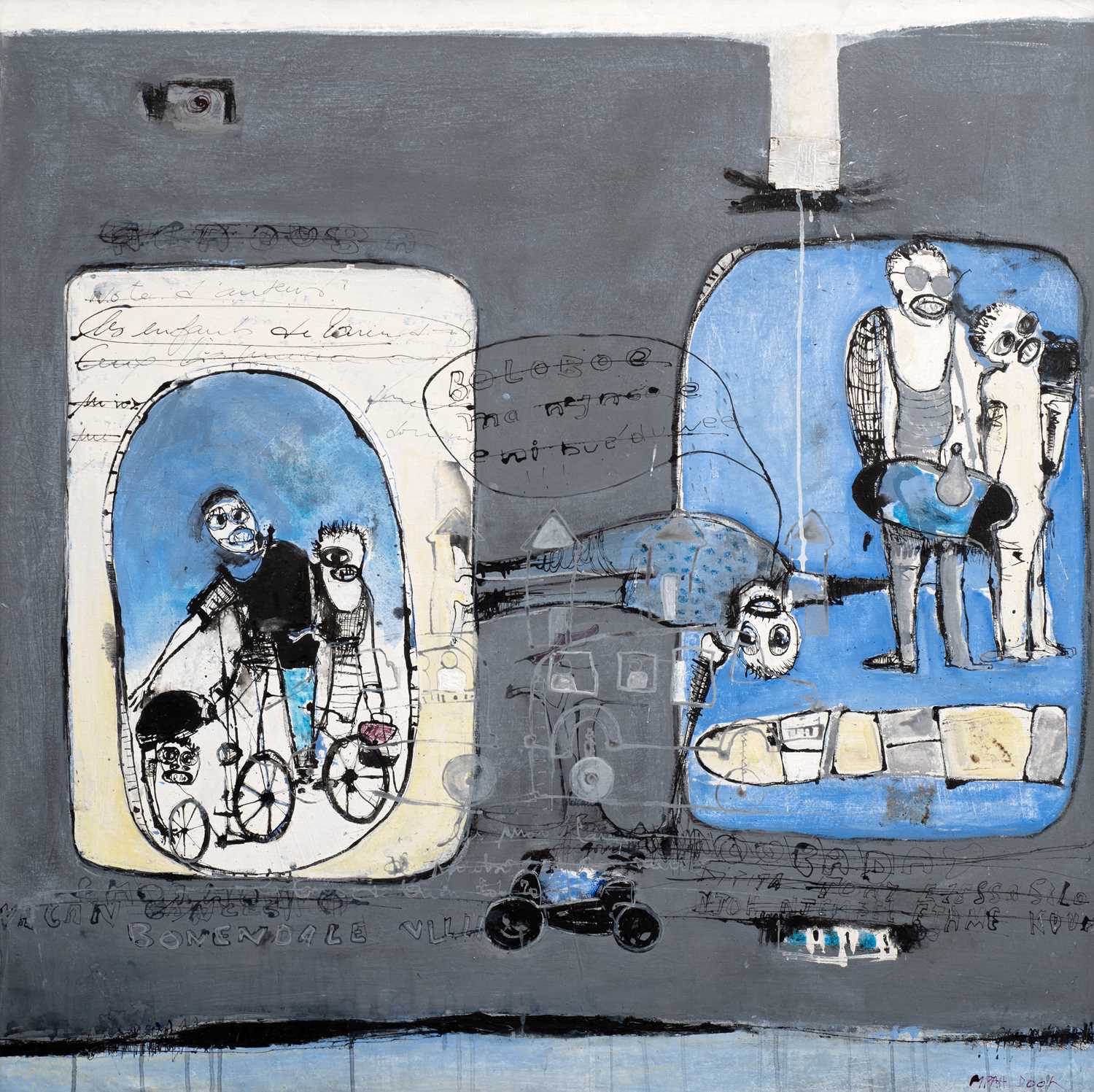 Lot 83 - Joël Mpah Dooh  (Cameroon 1956-)