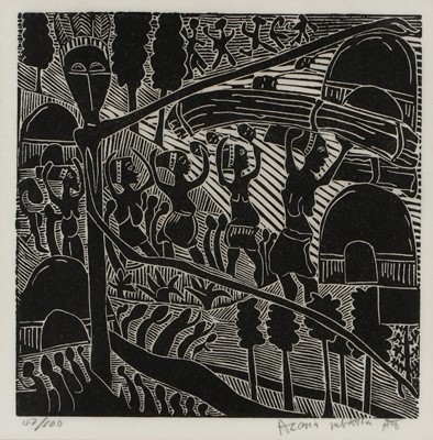 Lot 85 - Azaria Mbatha (South Africa 1941-2018)