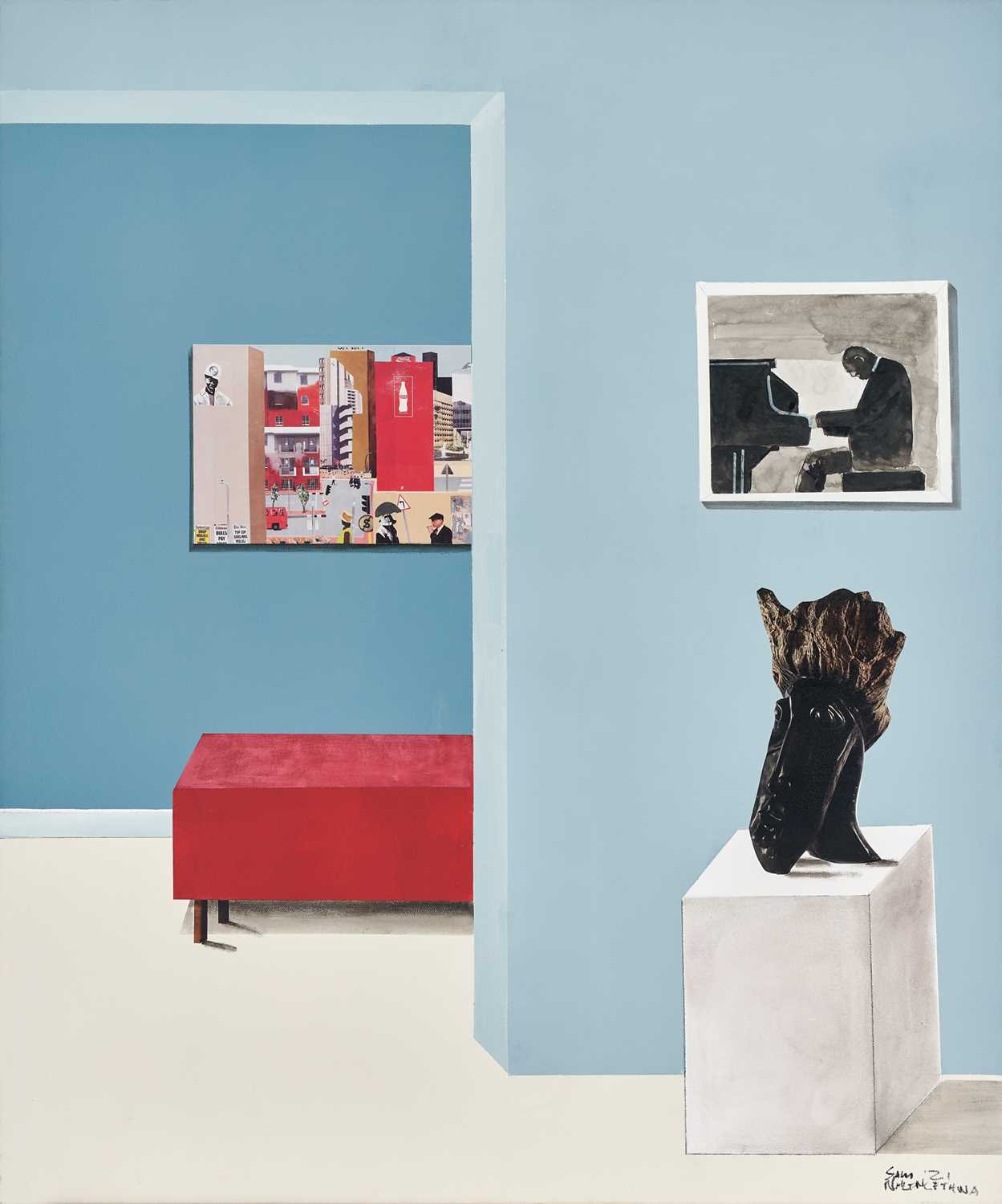 Lot 14 - Sam Nhlengethwa (South Africa 1955-)