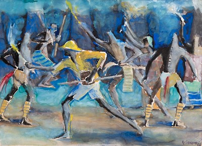 Lot 63 - Gerard Sekoto (South Africa 1913-1993)