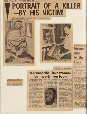 Lot 62 - Julian Motau (South Africa 1948-1968)