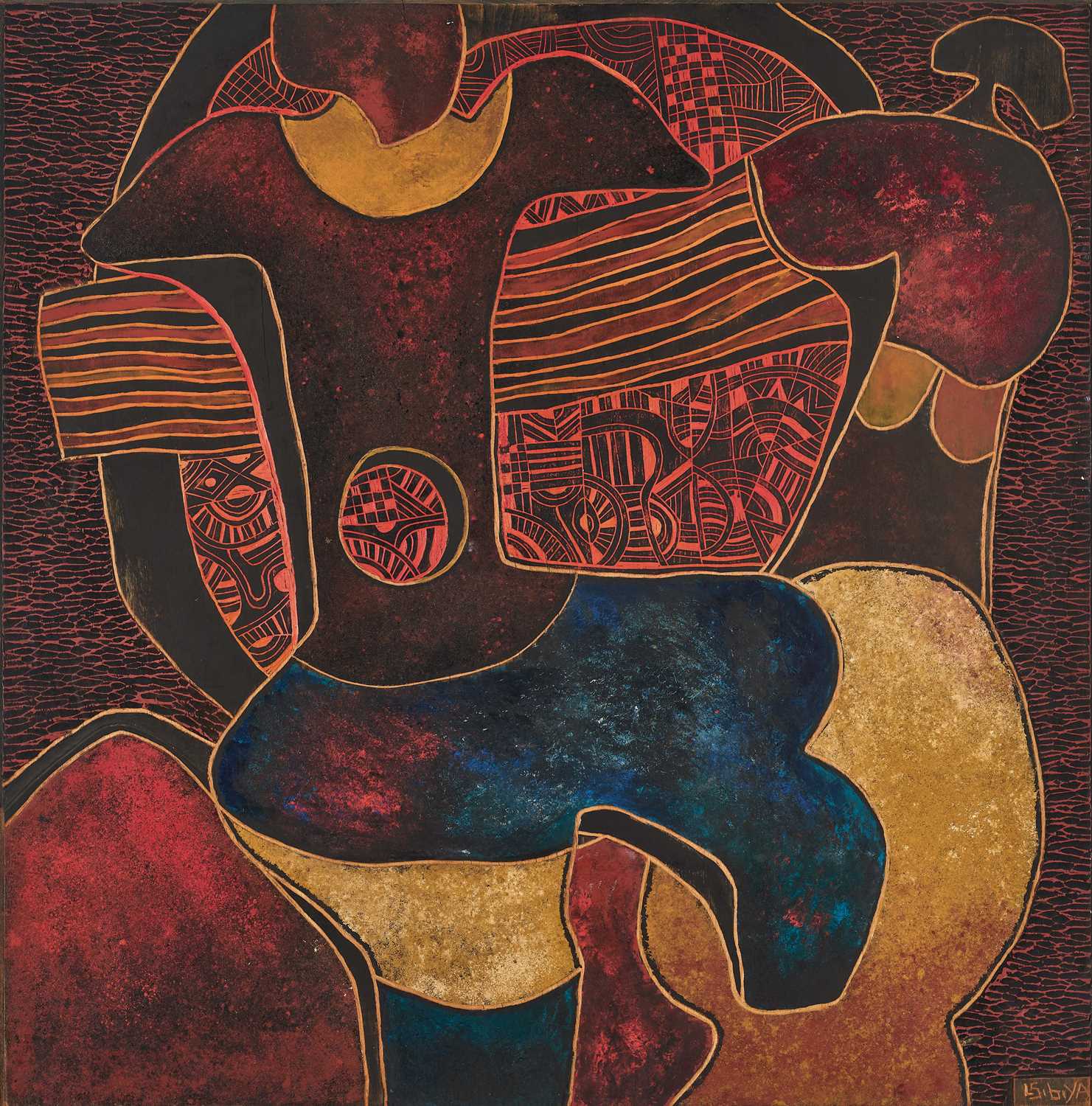 Lot 44 - Lucky  Sibiya  (South Africa 1942-1999)