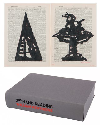 Lot 17 - 2nd Hand Reading (2014) by William Kentridge special edition book with drawing