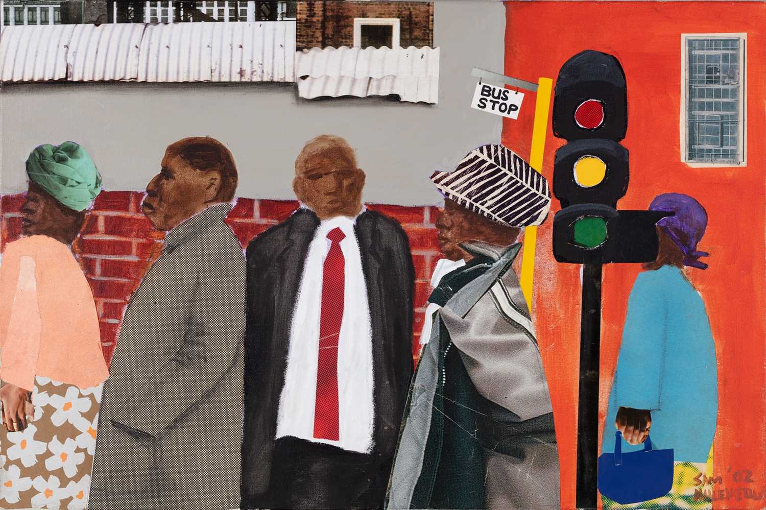 Lot 12 - Sam Nhlengethwa (South Africa 1955-)