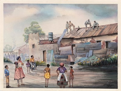 Lot 35 - Phoshoko David Mogano (South Africa 1932-2000)