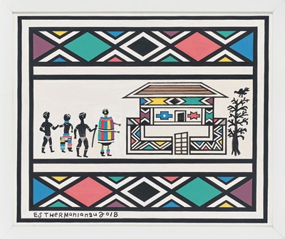 Lot 26 - Esther Mahlangu (South Africa 1935-)