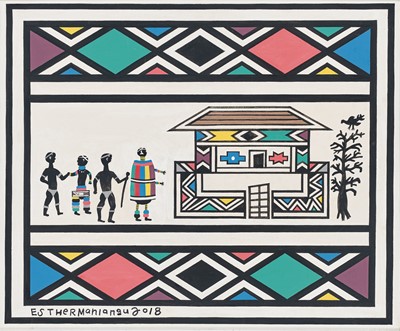 Lot 26 - Esther Mahlangu (South Africa 1935-)