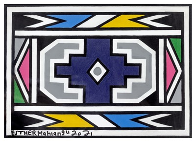 Lot 5 - Esther Mahlangu (South Africa 1935-)