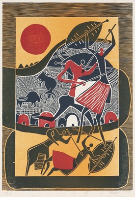 Lot 68 - Lucky  Sibiya  (South Africa 1942-1999)