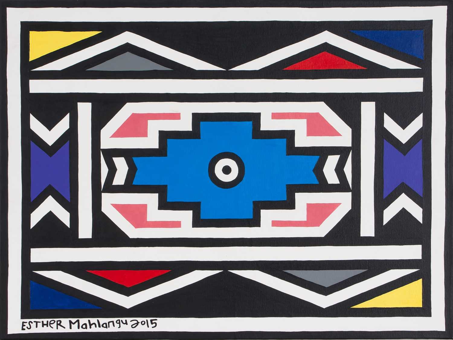 Lot 14 - Esther Mahlangu (South Africa 1935-)