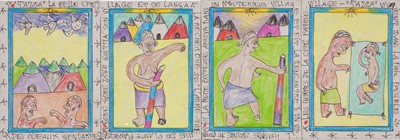 Lot 12 - Frédéric Bruly Bouabré (Côte d'Ivoire 1923-2014)