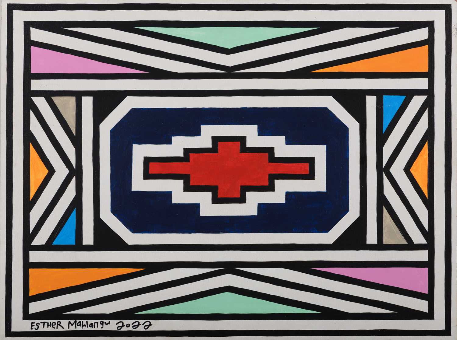 Lot 10 - Esther Mahlangu (South Africa 1935-)