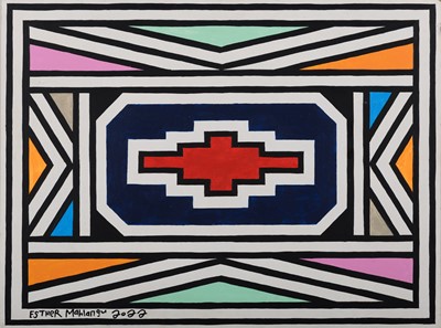 Lot 10 - Esther Mahlangu (South Africa 1935-)