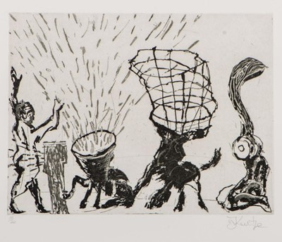 Lot 8 - William Kentridge (South Africa 1955-)