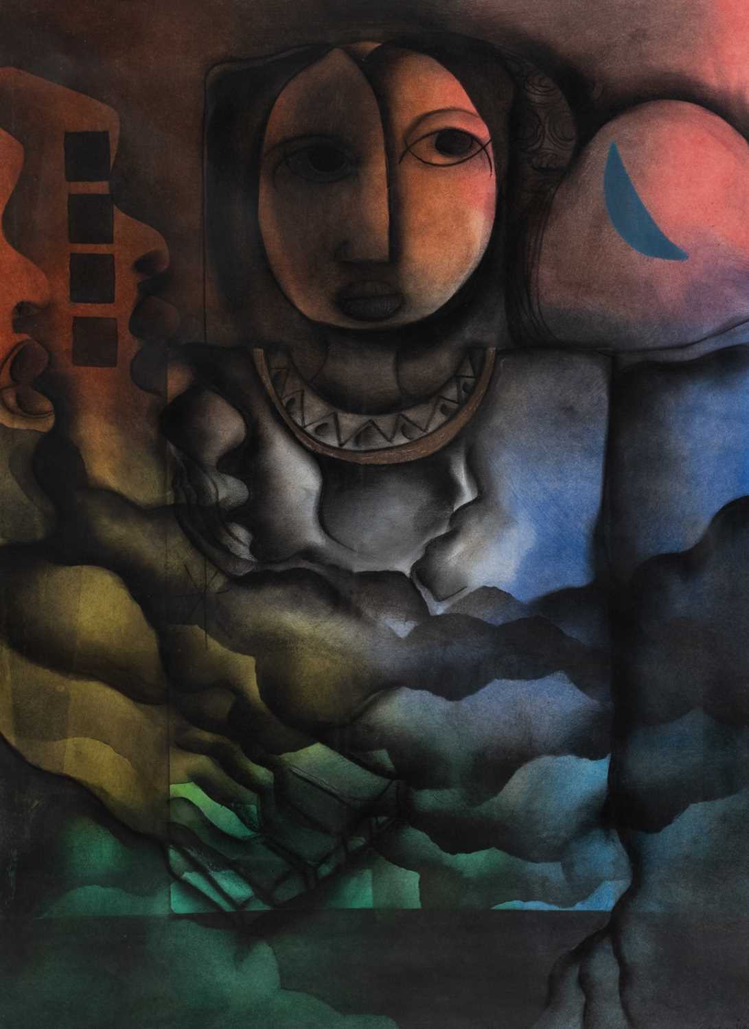 Lot 21 - Winston  Saoli (South Africa 1950-1995)