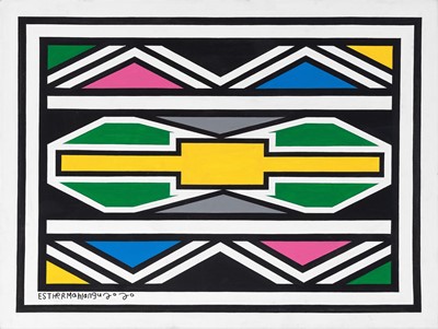 Lot 1 - Esther Mahlangu (South Africa 1935-)