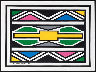 Lot 1 - Esther Mahlangu (South Africa 1935-)