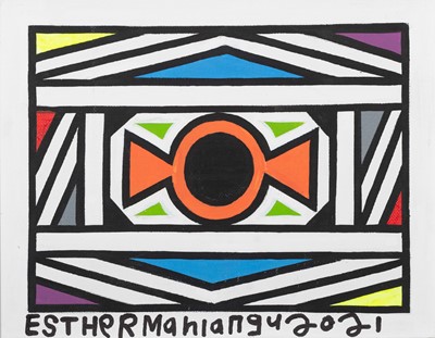 Lot 62 - Esther Mahlangu (South Africa 1935-)