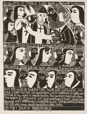 Lot 40 - John Muafangejo (Namibia 1943-1987)