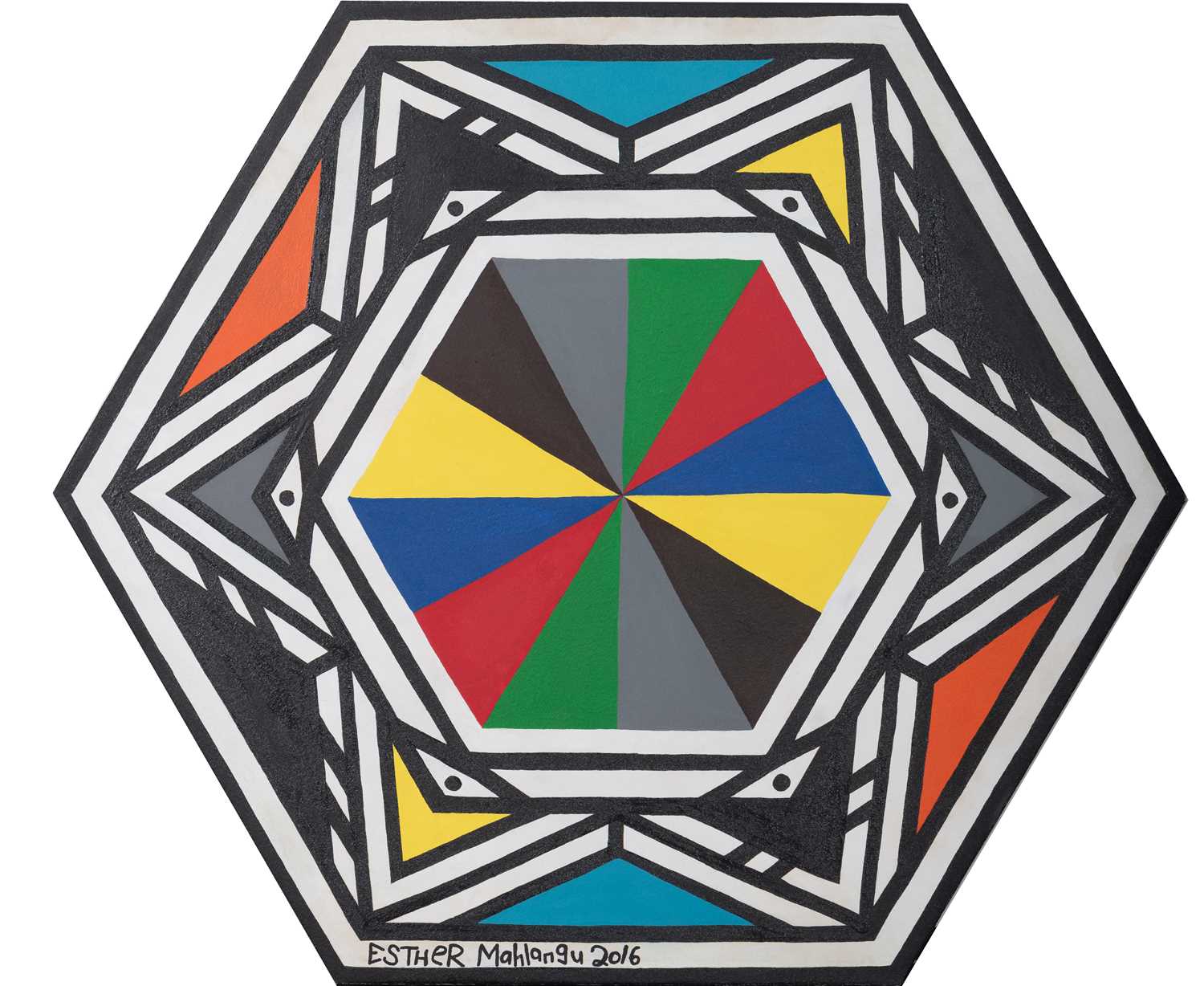 Lot 4 - Esther Mahlangu (South Africa 1935-)