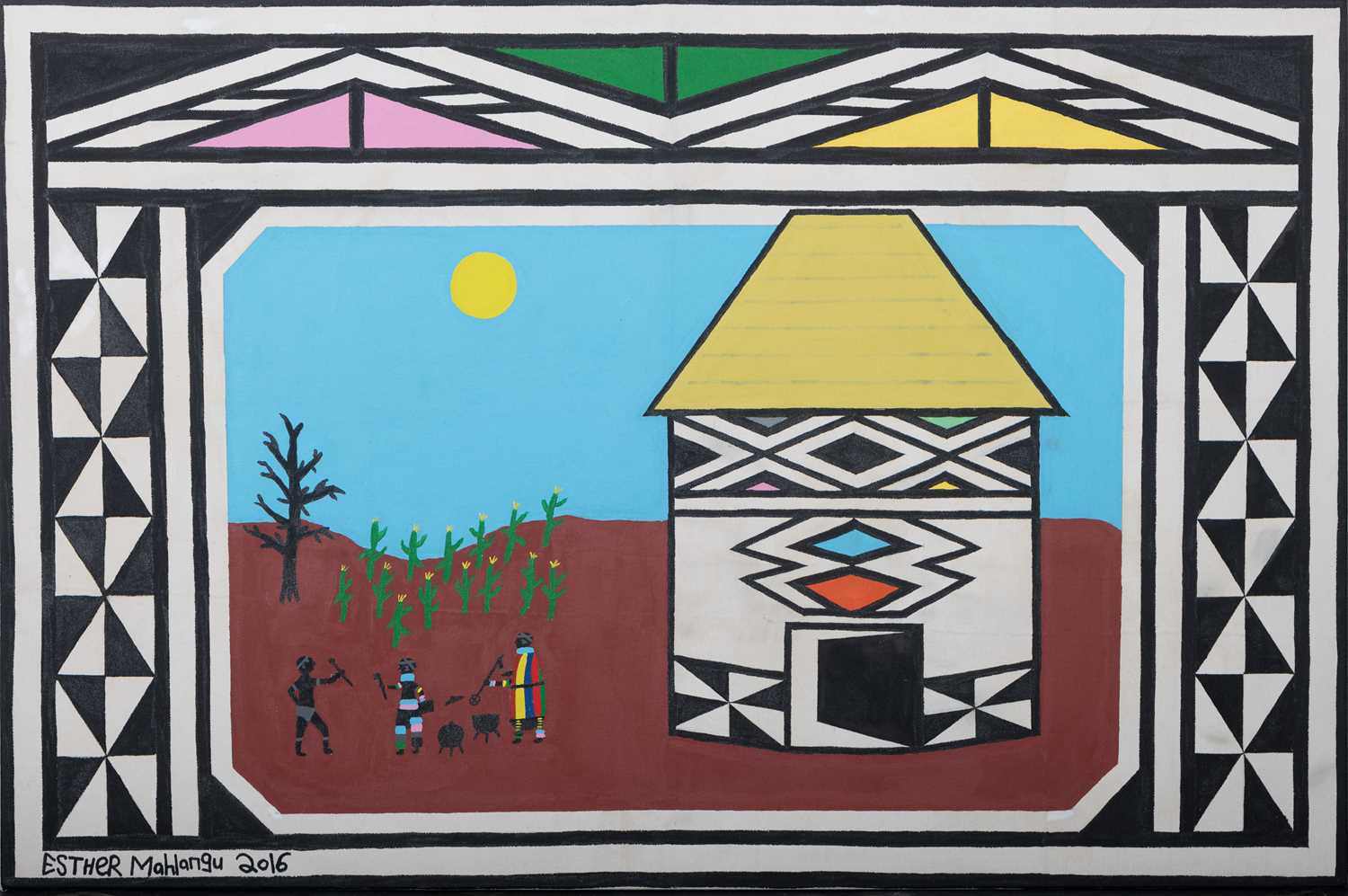 Lot 2 - Esther Mahlangu (South Africa 1935-)