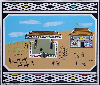 Lot 15 - Esther Mahlangu (South Africa 1935-)