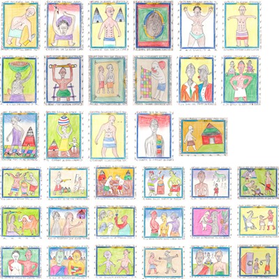 Lot 4 - Frédéric Bruly Bouabré (Côte d'Ivoire 1923-2014)