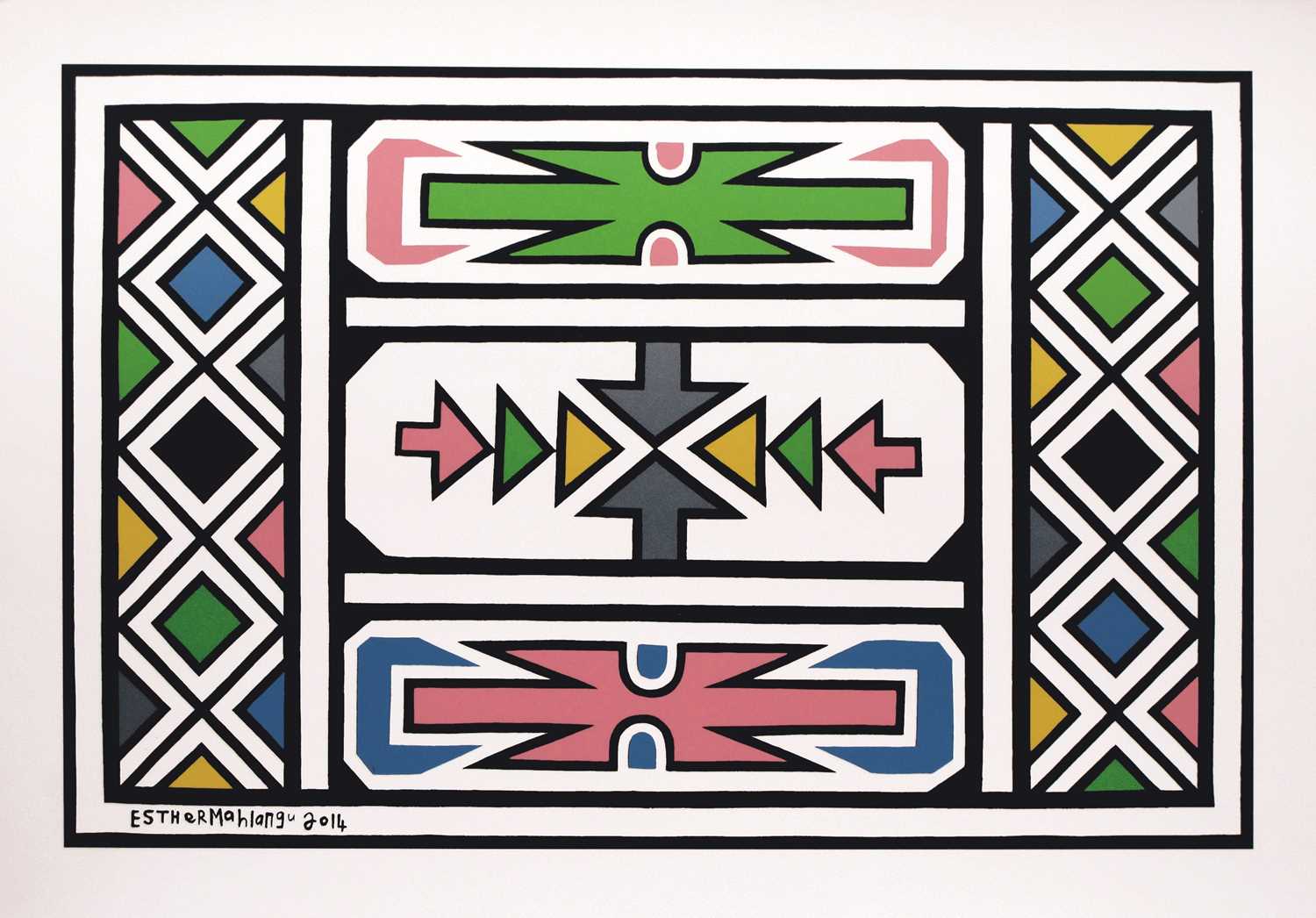 Lot 7 - Esther Mahlangu (South Africa 1935-)