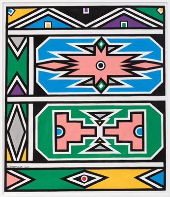 Lot 8 - Esther Mahlangu (South Africa 1935-)