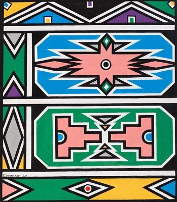 Lot 8 - Esther Mahlangu (South Africa 1935-)