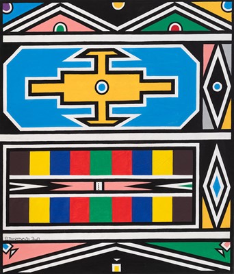 Lot 8 - Esther Mahlangu (South Africa 1935-)