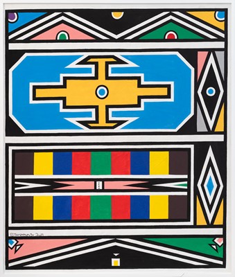 Lot 8 - Esther Mahlangu (South Africa 1935-)