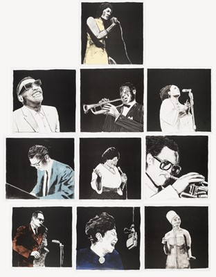 Lot 15 - Sam Nhlengethwa (South Africa 1955-)