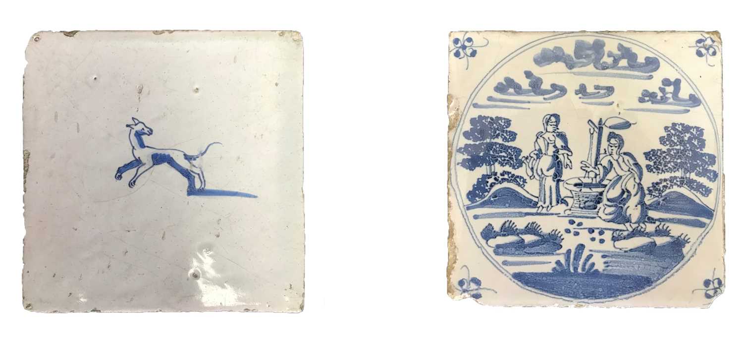 Lot 33 - Dutch Delf Tiles, three
