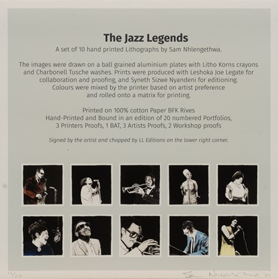 Lot 25 - Sam Nhlengethwa (South Africa 1955-)