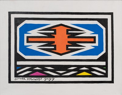 Lot 77 - Esther Mahlangu (South Africa 1935-)