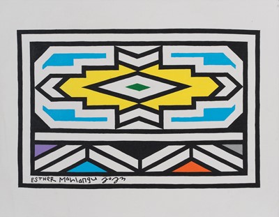 Lot 78 - Esther Mahlangu (South Africa 1935-)