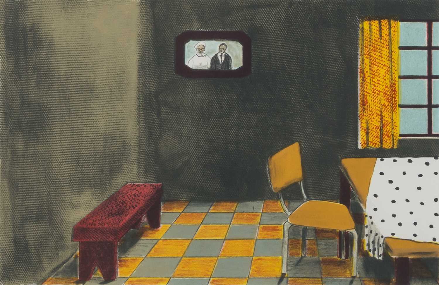 Lot 8 - Sam Nhlengethwa (South Africa 1955-)