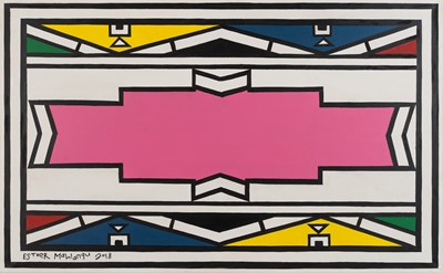 Lot 10 - Esther Mahlangu (South Africa 1935-)