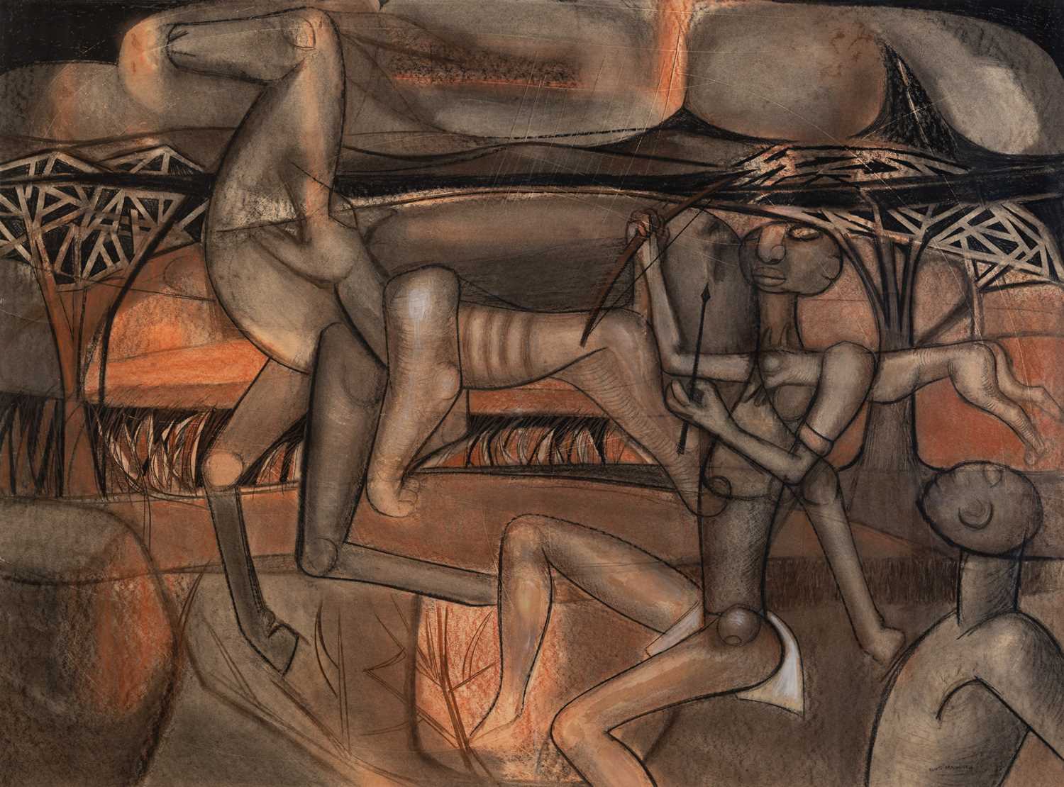 Lot 19 - Louis Maqhubela (South Africa 1939-2021)
