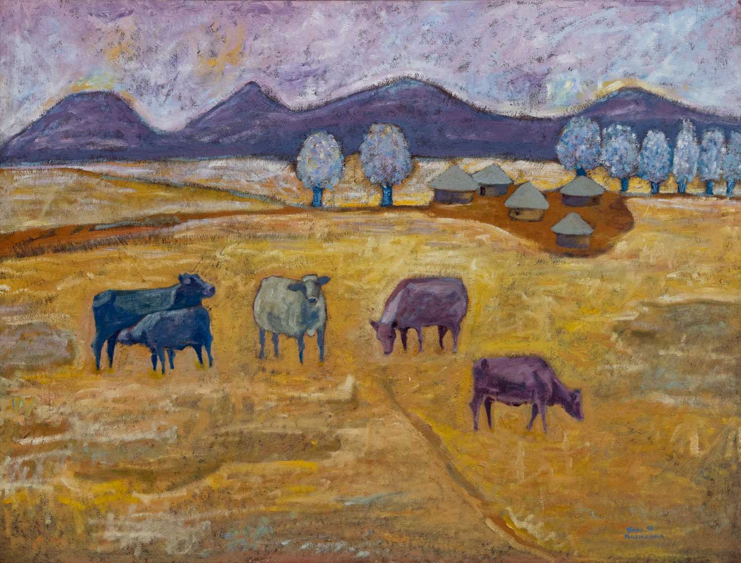 Lot 6 - Sam Nhlengethwa (South Africa 1955-)