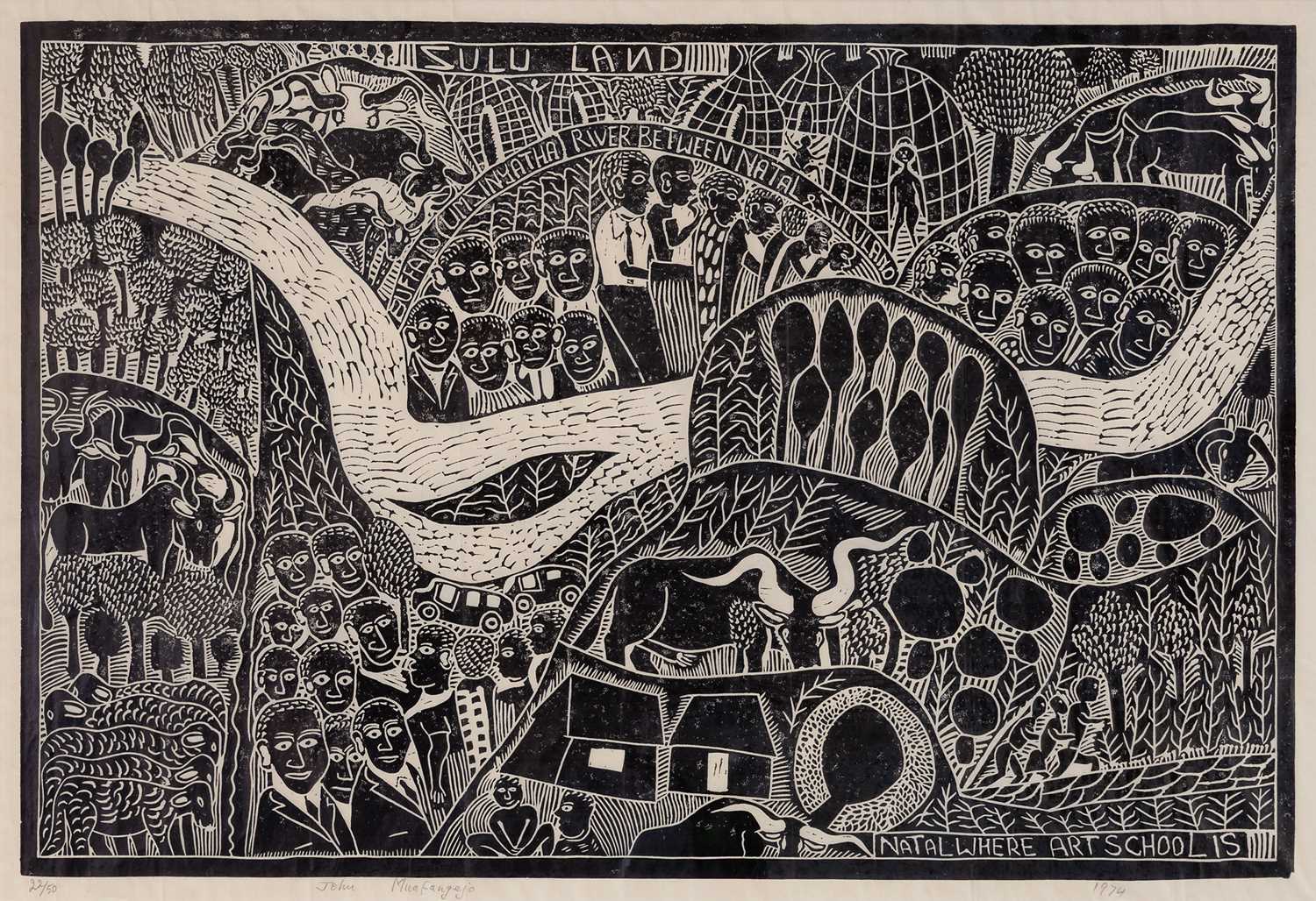 Lot 4 - John Muafangejo (Namibia 1943-1987)
