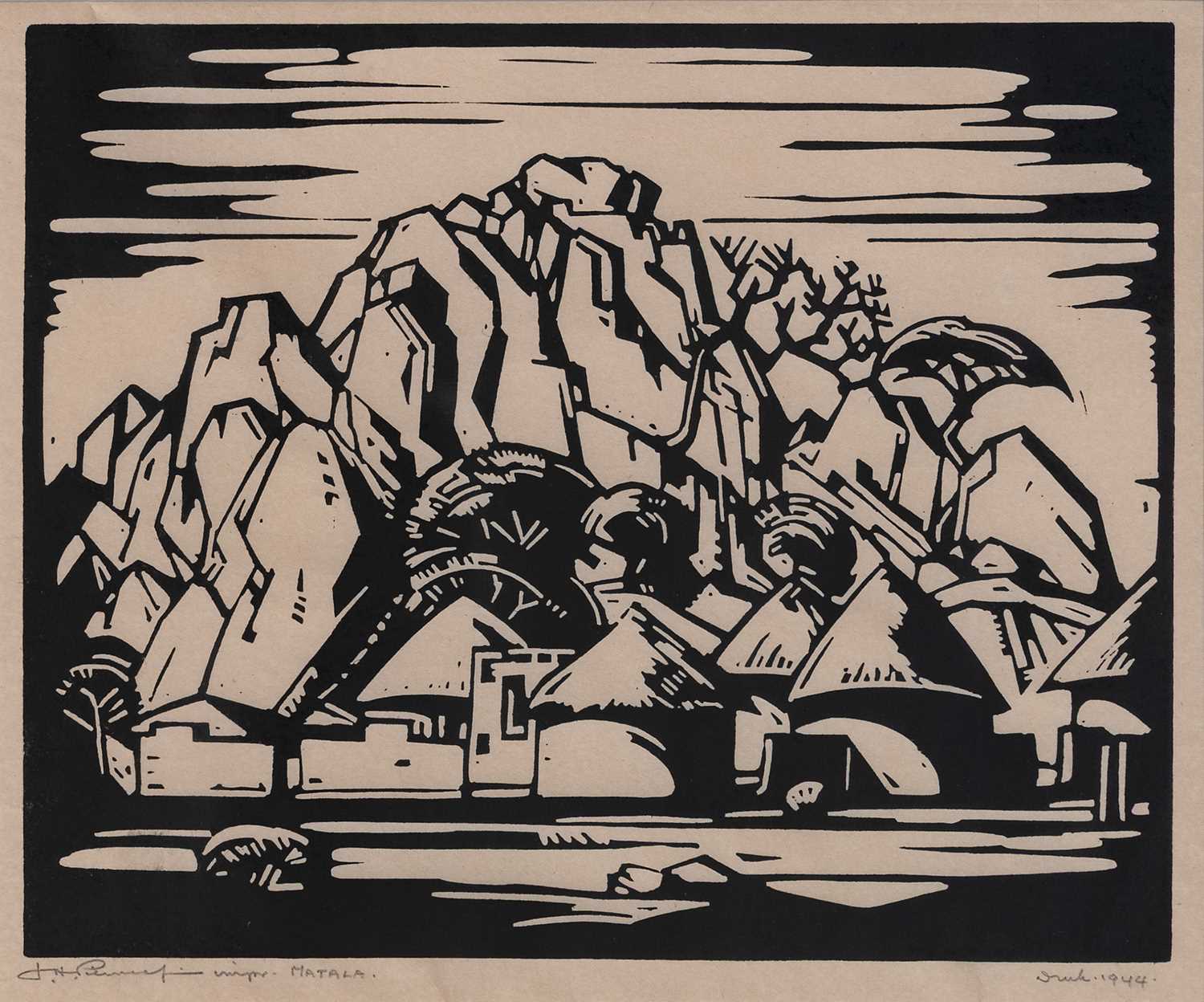 Lot 72 - Jacobus Hendrik Pierneef (South Africa 1886-1957)