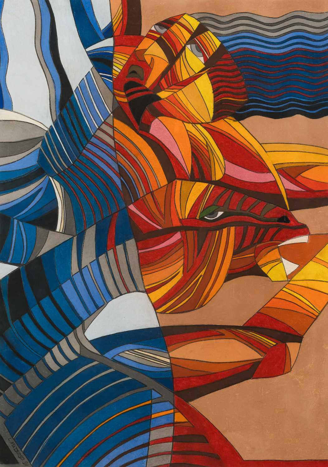 Lot 42 - Leonard Matsoso (South Africa 1949-)