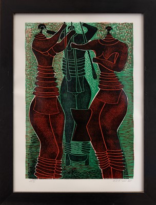 Lot 54 - Lucky Sibiya (South Africa 1942-1999)
