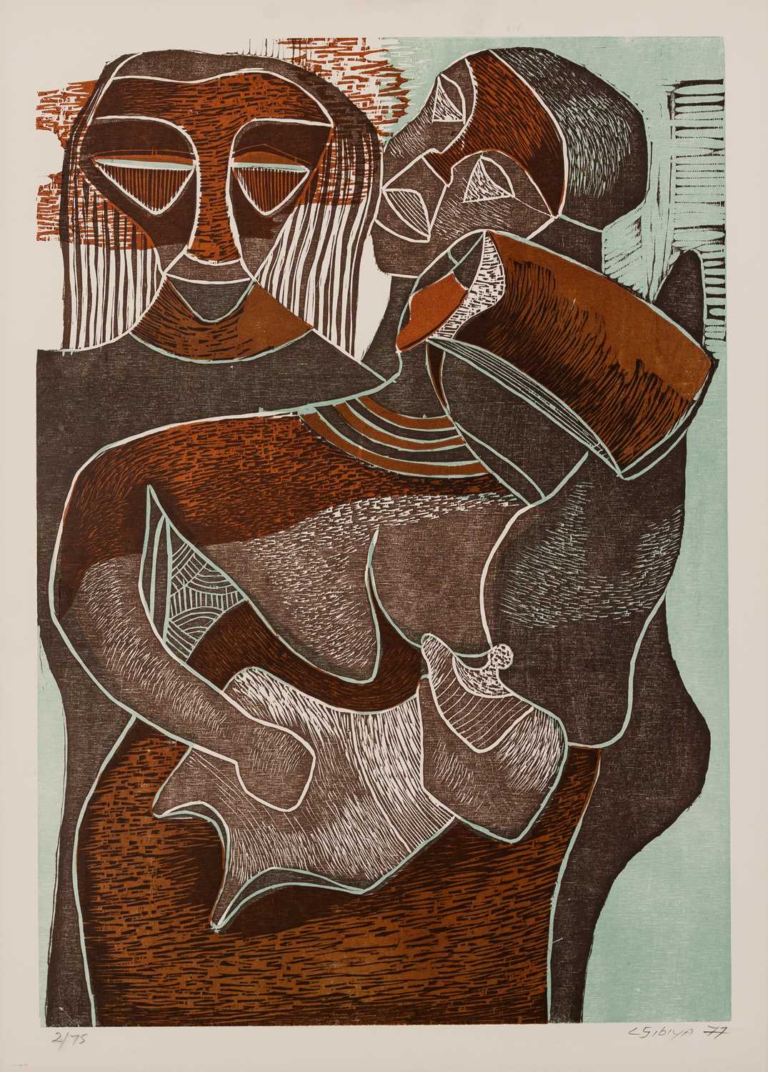 Lot 52 - Lucky Sibiya (South Africa 1942-1999)