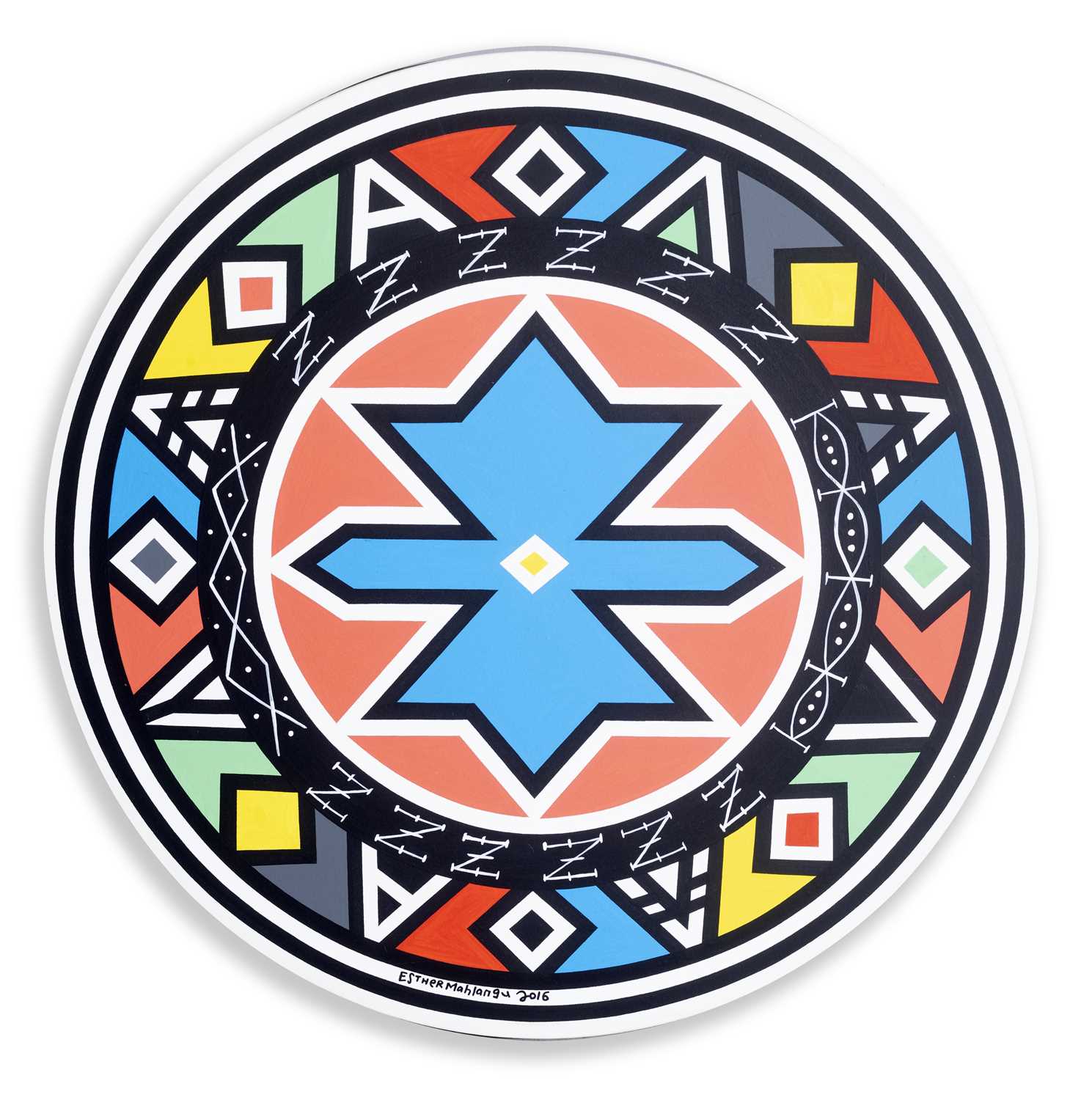 Lot 14 - Esther Mahlangu (South Africa 1935-)