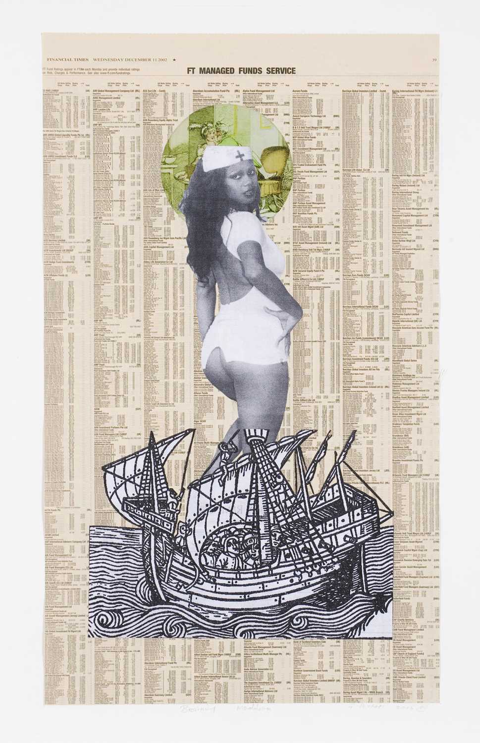 Lot 19 - Godfried Donkor, b.1964 Ghana, Browning Madonna