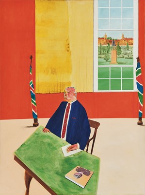 Lot 161 - Sam Nhlengethwa and Robert Hodgins (South Africa 1920-2010)
